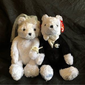Ty 2002 Bride & Groom Bears